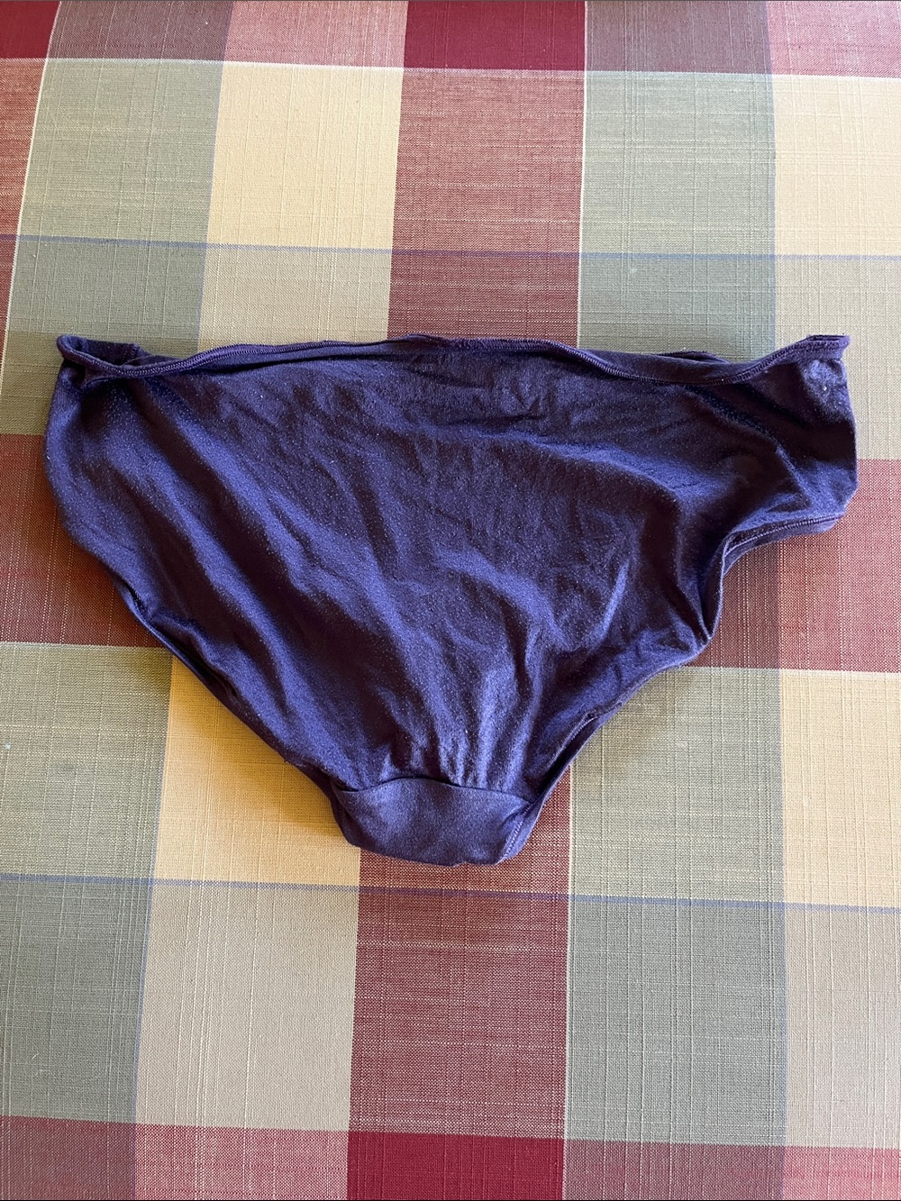 Vintage Victoria's Secret Deep Purple Hiphugger Briefs size med - Picture 3 of 4
